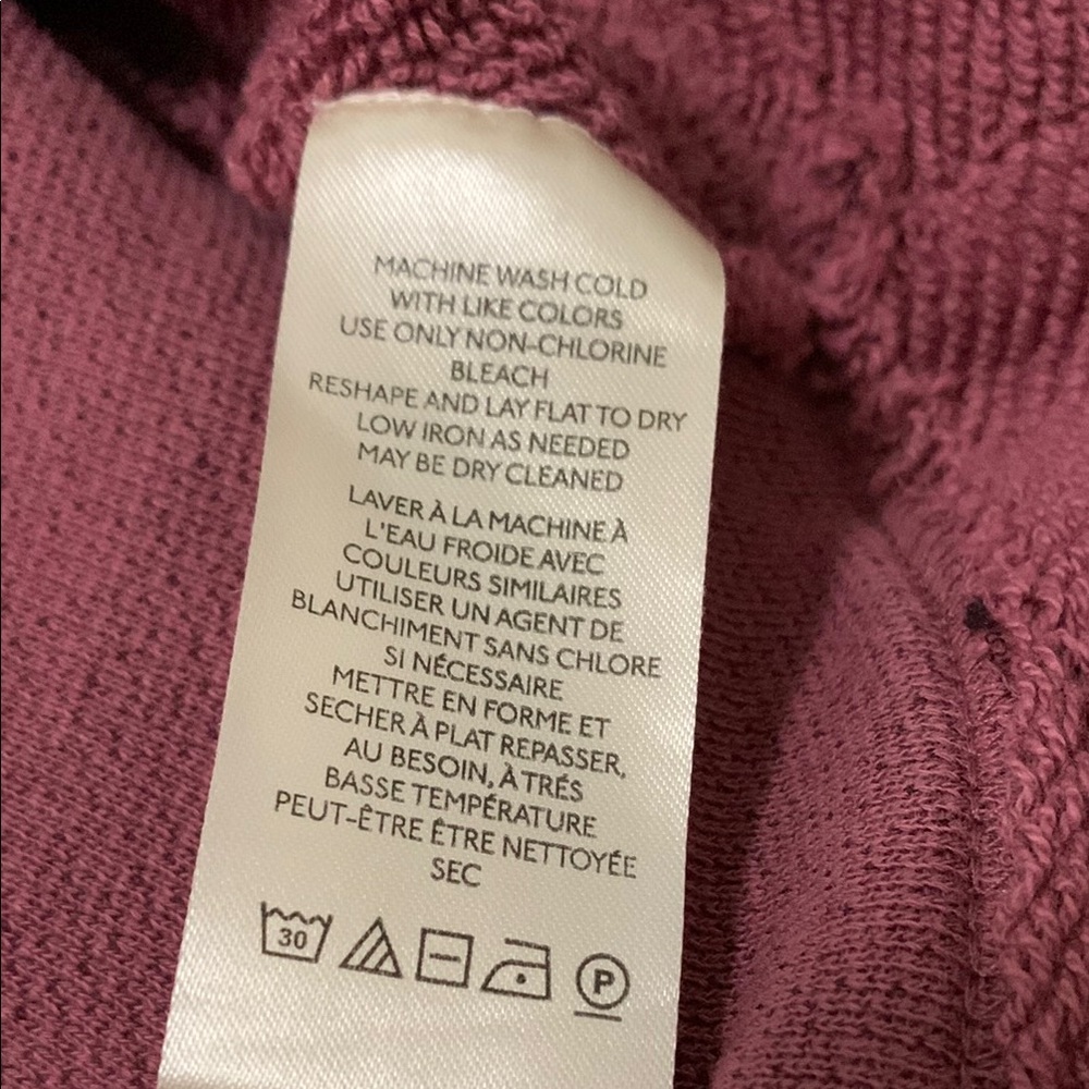 Free People Burgundy Sweatshirt - Picture 5 of 8